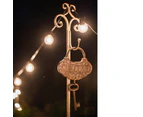 Vintage Cast Iron Welcome Wind Chime Keys