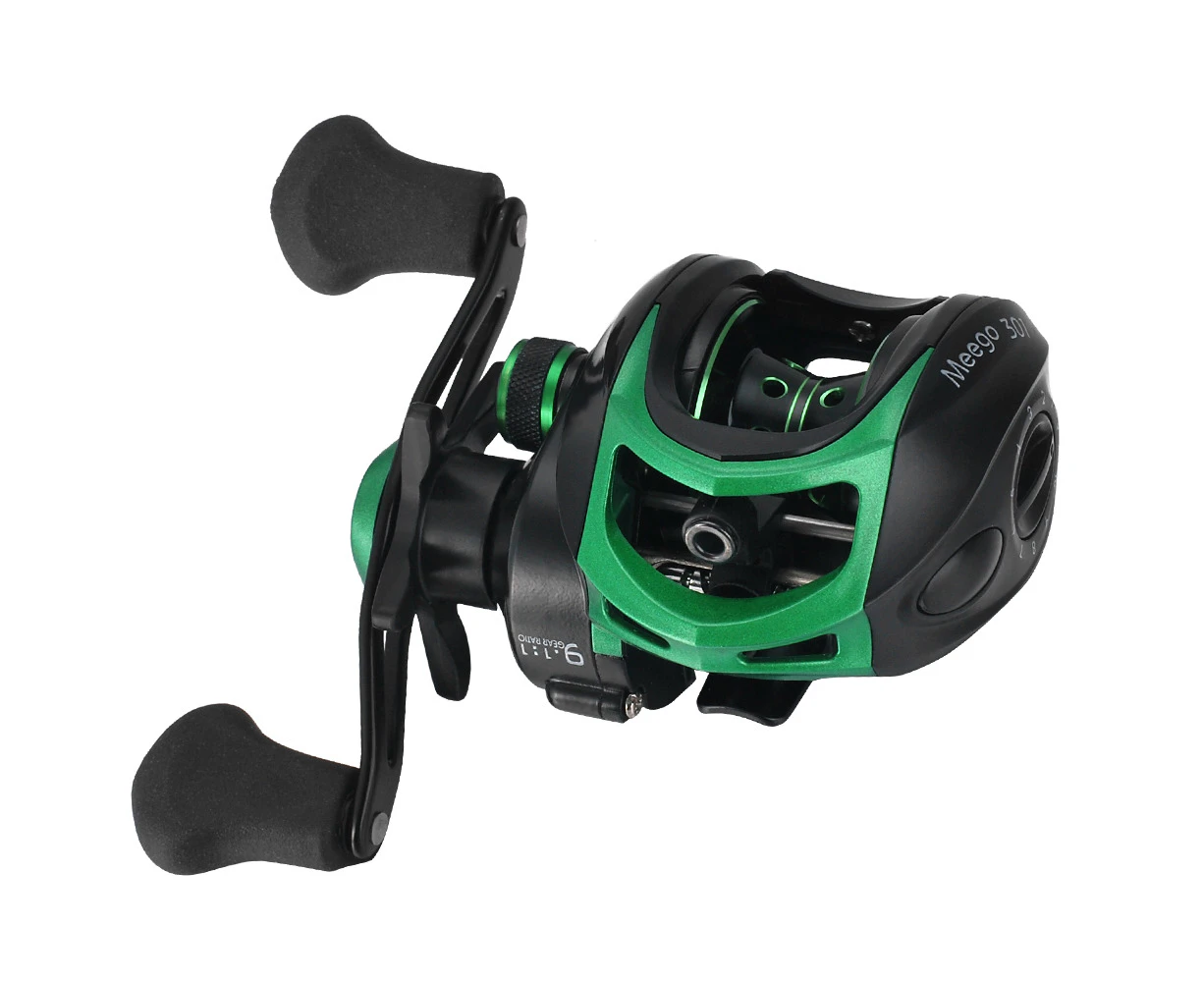 Lightweight High Speed 9.1:1 Gear Ratio Baitcast Fishing Reel Right Hand