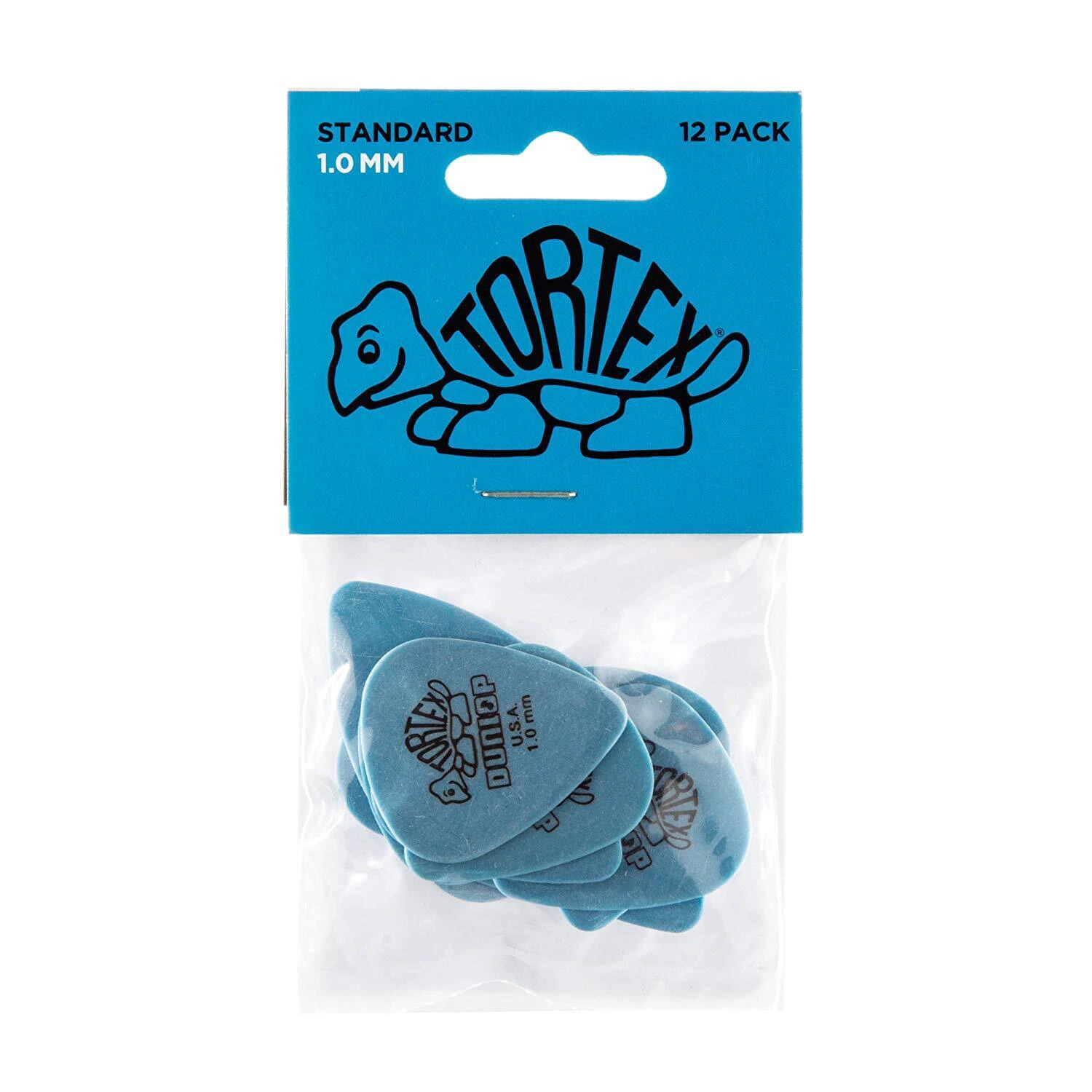 Dunlop Tortex Guitar Pick Player Packs 1.0mm Blue