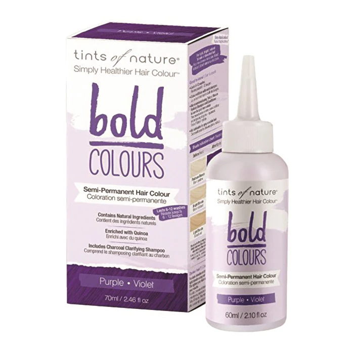 Tints of Nature Bold Colours (SemiPermanent Hair Colour) Purple 70ml