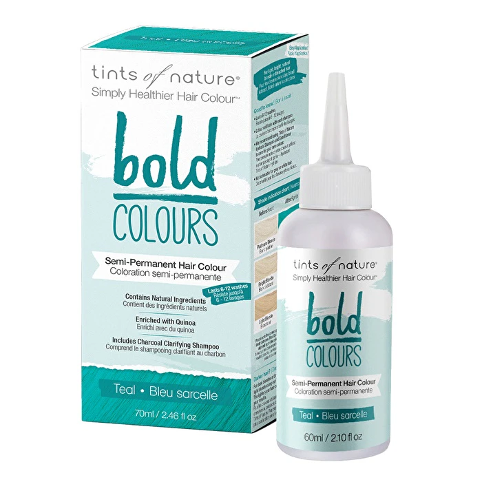 Tints of Nature Bold Colours (SemiPermanent Hair Colour) Teal 70ml