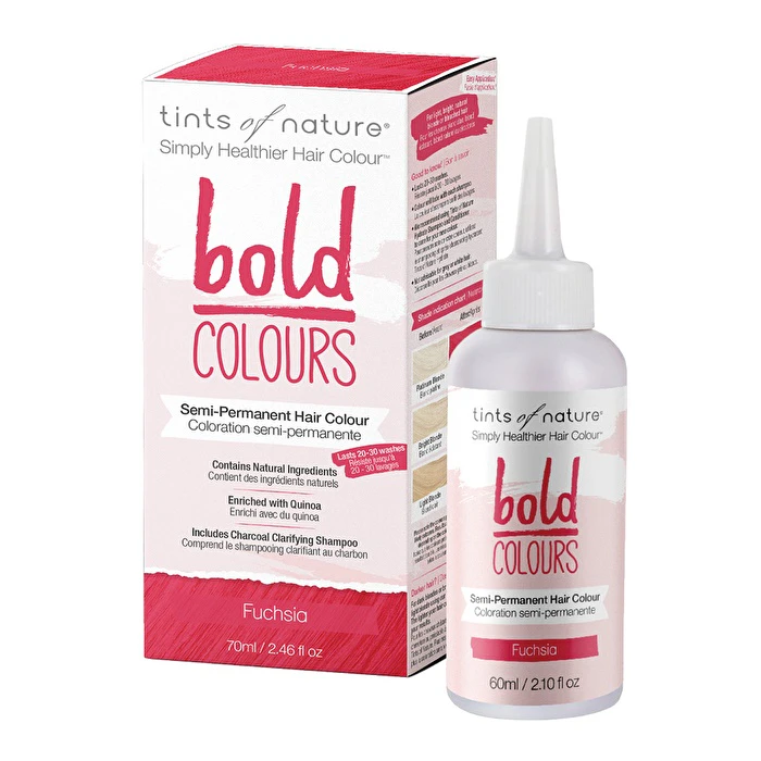 Tints of Nature Bold Colours (SemiPermanent Hair Colour) Fuchsia 70ml