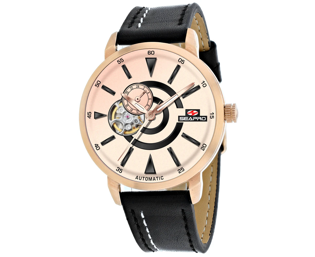 Seapro Men's Elliptic Rose Gold Dial Watch - SP0144