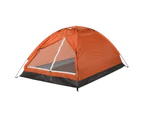 Camping Tent for 2 Person Single Layer Outdoor - Orange