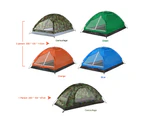 Camping Tent for 2 Person Single Layer Outdoor - Orange