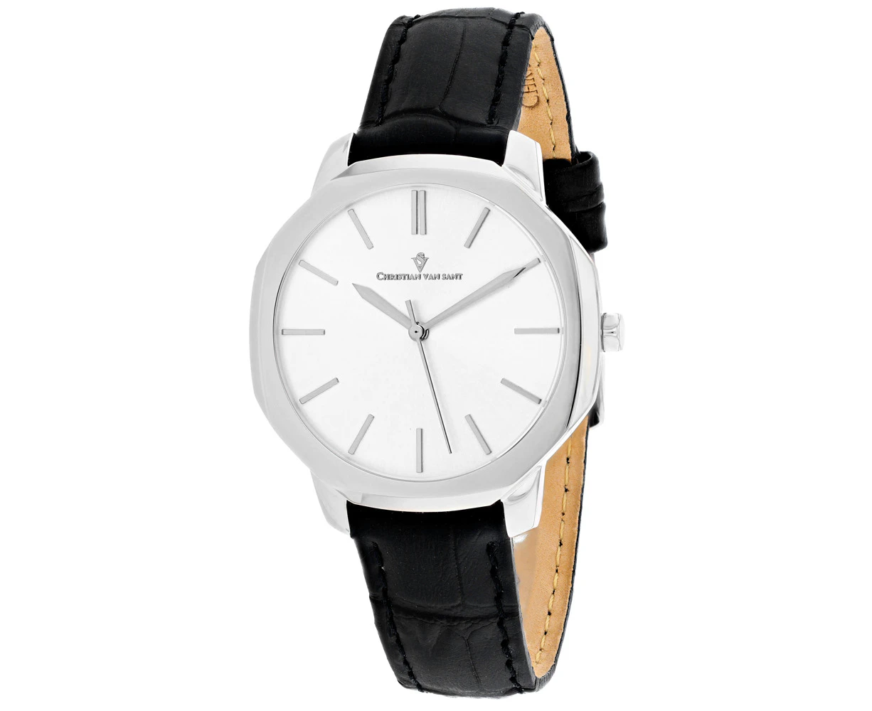 Christian Van Sant Women's Octave Slim Silver Dial Watch - CV0501