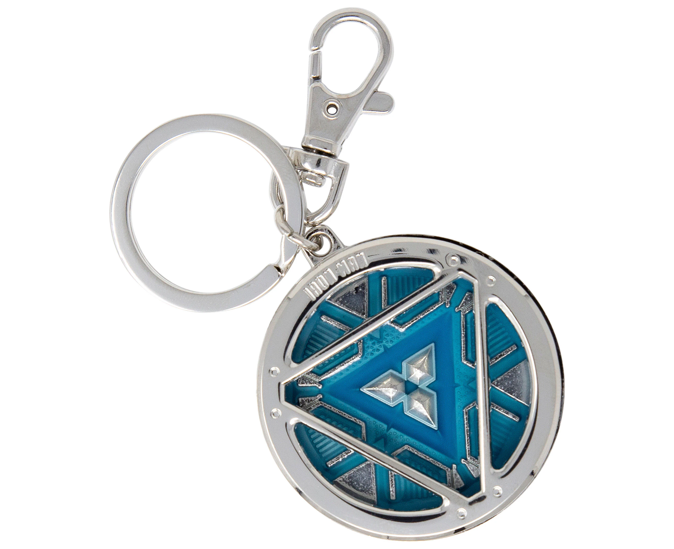 Iron Man 3 Arc Reactor Glowing Pewter Keychain