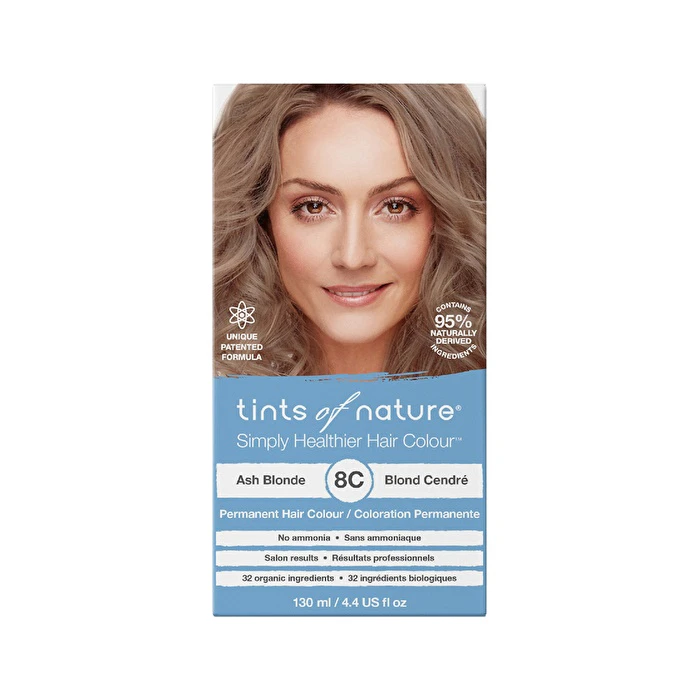 Tints of Nature Permanent Hair Colour (Ash Blonde) 8C