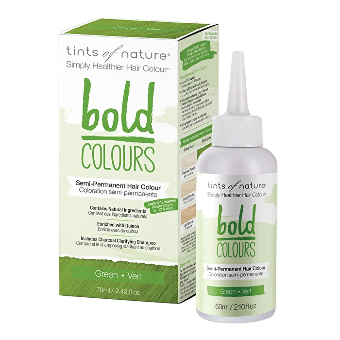 Tints of Nature Bold Colours (SemiPermanent Hair Colour) Green 70ml