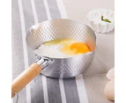 Justcook 20cm Japanese-style Stainless Steel  Xueping Pot White Handle