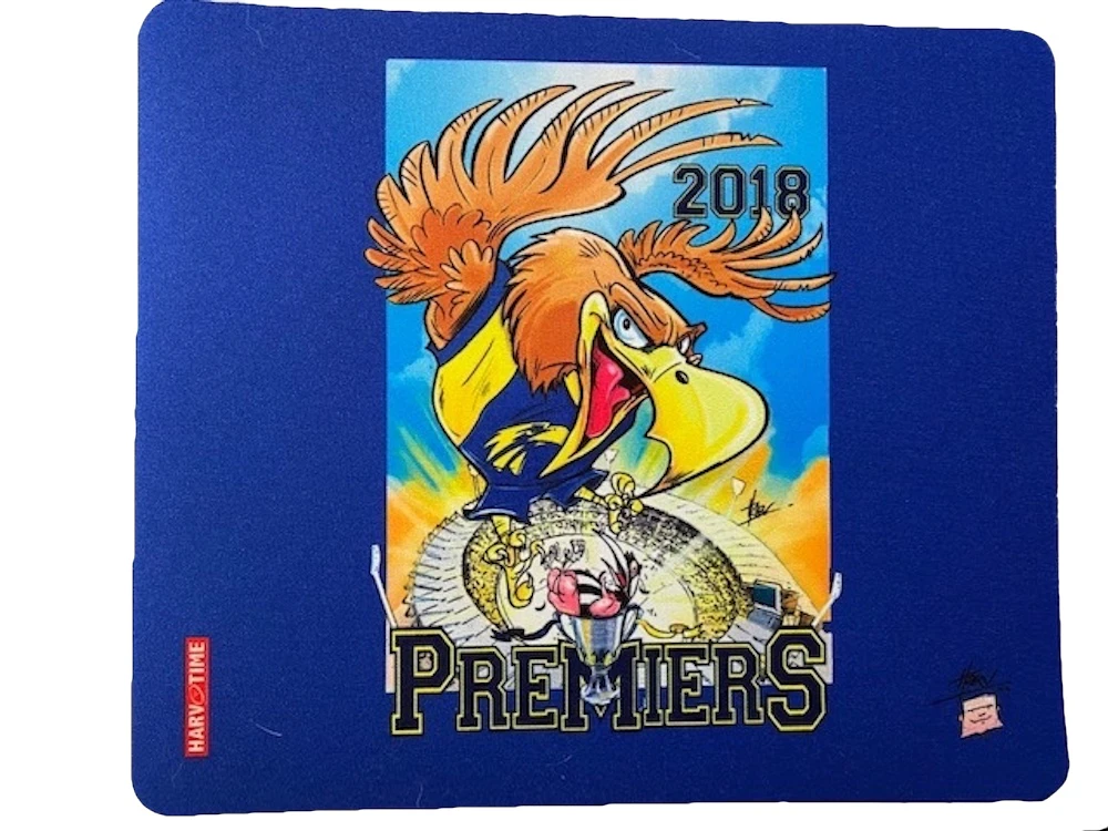 Eagles Premiers 2018 Mascot Paul Harvey Design Mouse Mat