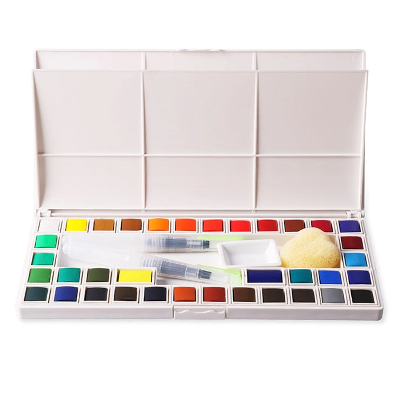 Sinoart 36 Watercolour Pans Artist Studio Travel Set Plein Air Painting