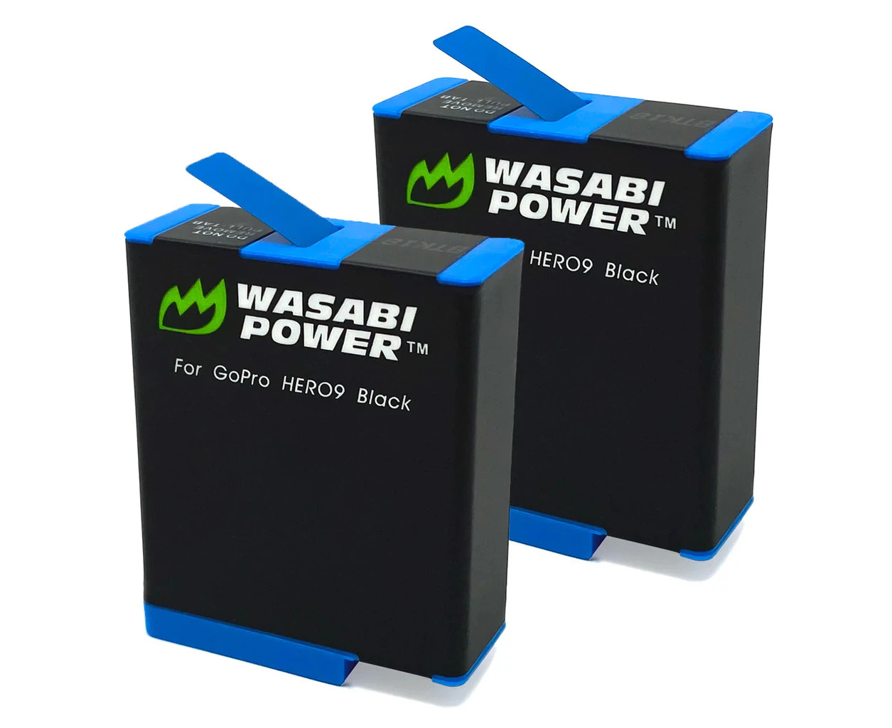 Wasabi Power Batteries for GoPro HERO9/HERO10 (2 Pack) - 1730mAh