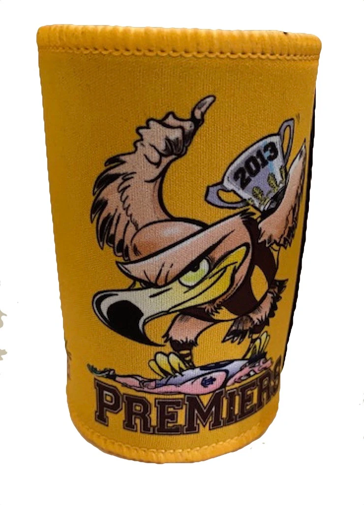 Hawks Premiers 2013 Mascot Paul Harvey Design Can Cooler Stubby Holder