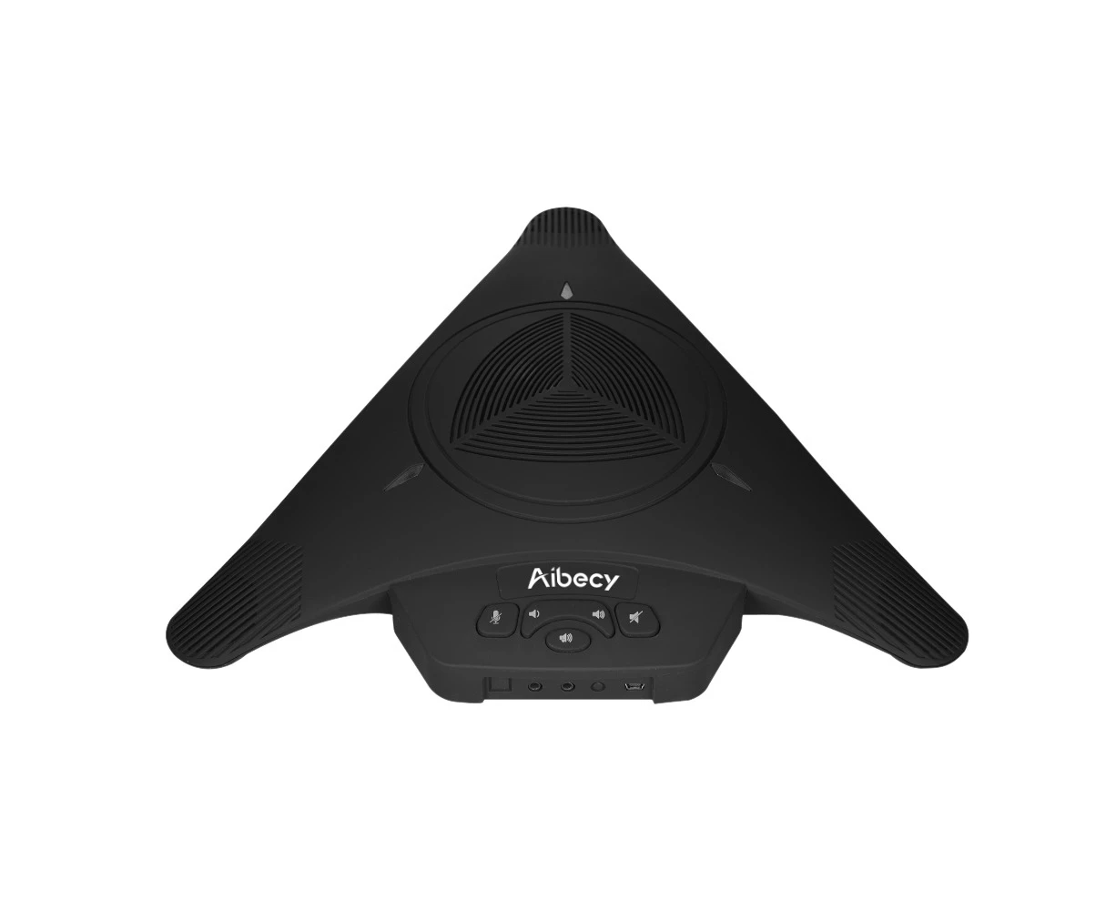 Aibecy High-power Conference Omnidirectional Condenser USB Plug & Play 360° Audio Pickup for Business Video Meeting