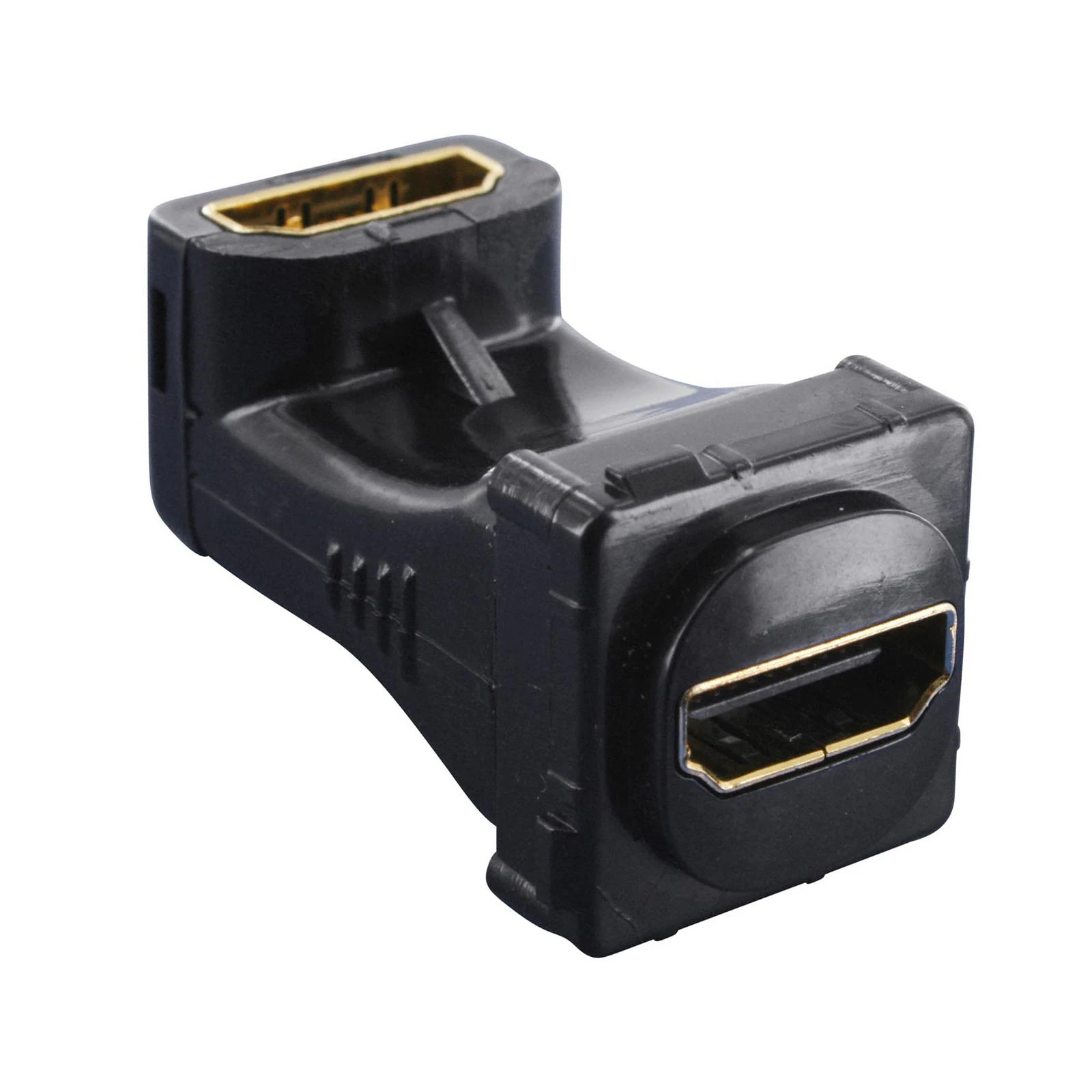 Digitek HDMI Cable Mech Connector Terminal for Clipsal or Custom Wallplate Black