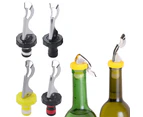 4pcs Stainless Steel Wine Bottle Stopper Bottle Cap Corkscrew