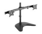 13 - 27" Inch 10kg Dual 2 LCD Monitor Screen Freestanding Desktop Stand VESA