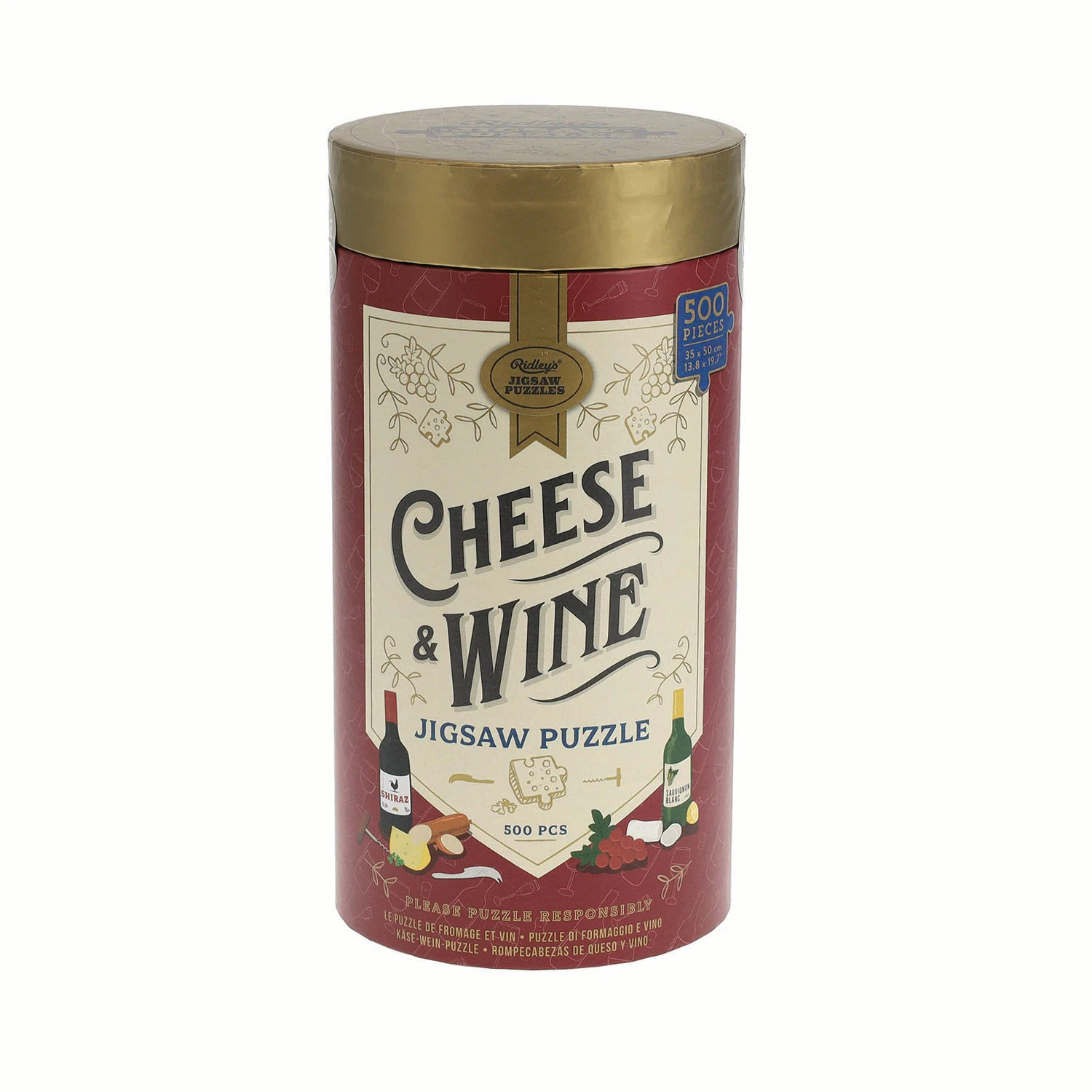 Cheese & Wine 500 Piece Jigsaw Puzzle