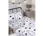 Scandi Bear Junior Toddler Duvet Cover and Pillowcase Set