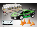 Mini RC Car in a Can Radio Remote Control Micro Racing Car (Green)