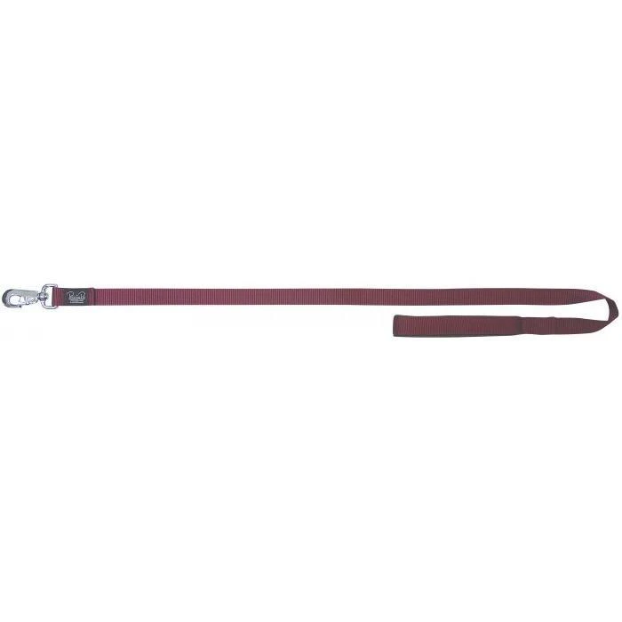 Burgundy Soft Padded Dog Lead - 25mm x 183cm (Prestige Pet Leash)