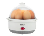 TODO 350W Egg Cooker Omelet Omelette 7 Cell Tray Electric Egg Maker - White