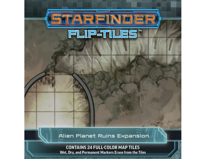 Starfinder FlipTiles Alien Planet Ruins Expansion by Stephen RadneyMacFarland