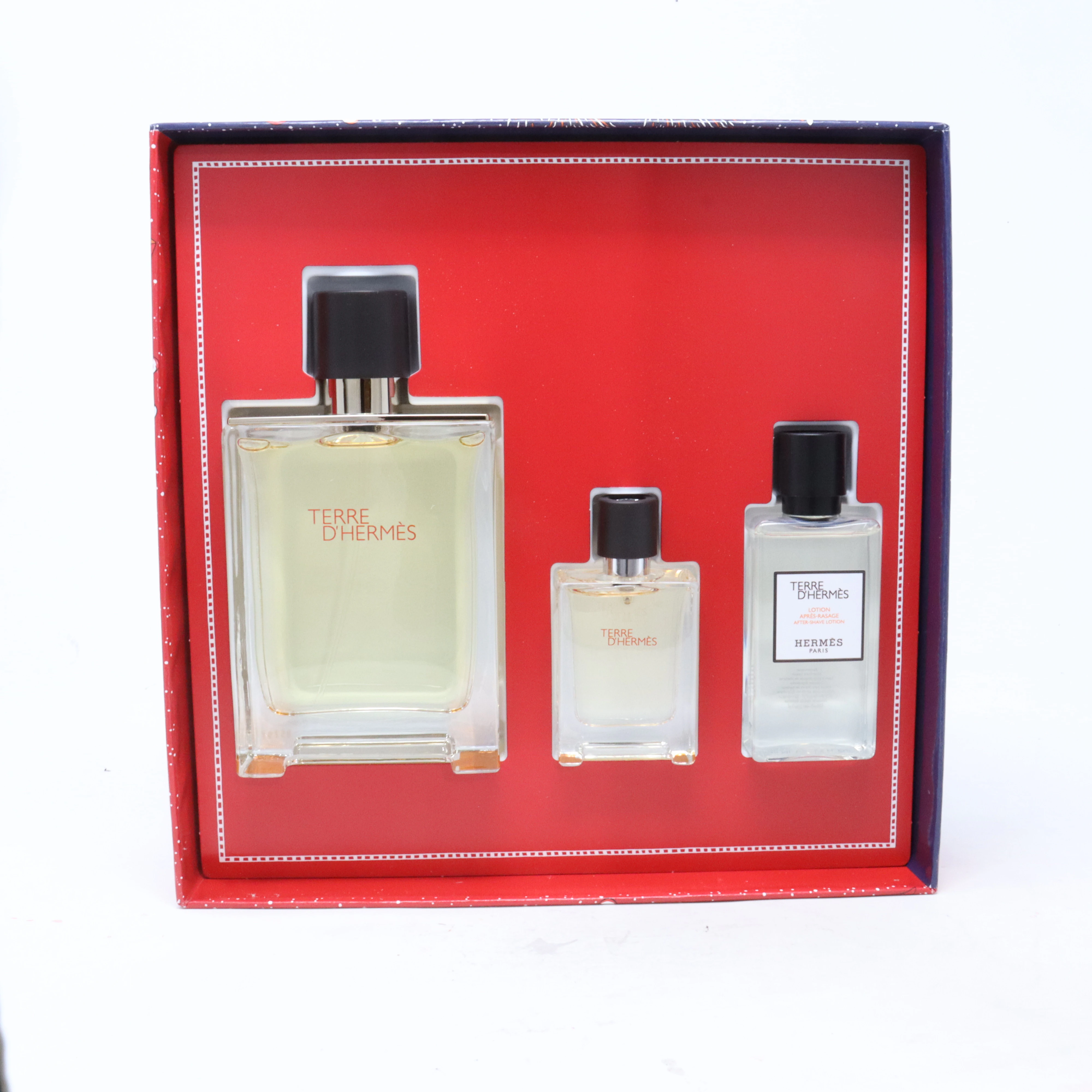 Hermes Terre D'hermes Eau De Toilette 3-Pcs Set  / New With Box