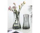 Artemis Glass Vase Rimmed Ash Medium