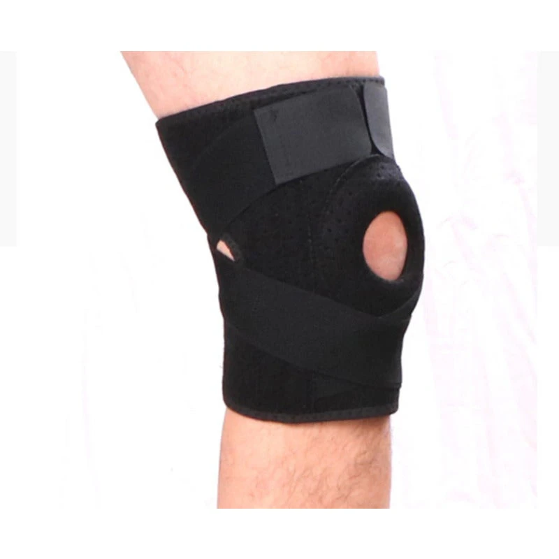 Knee Brace With Side Stabilizers & Patella Gel Pads For Knee Support - Green