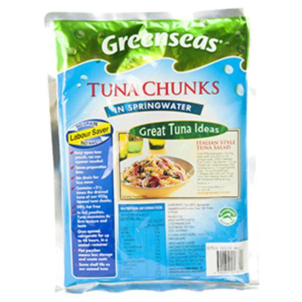 6 X Tuna Chunks Foil Pouch 1Kg