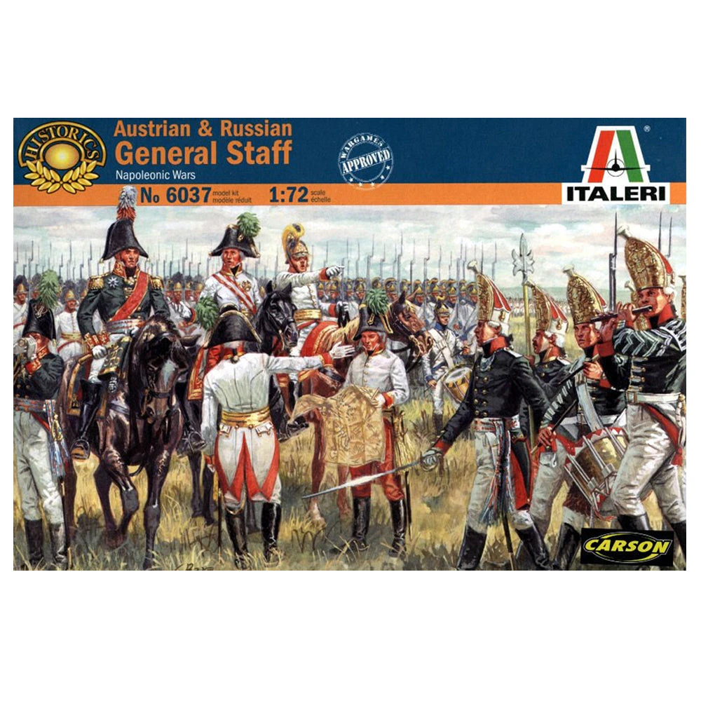 Italeri 1/72 Austrian and Russian General Staff - Napoleonic Wars