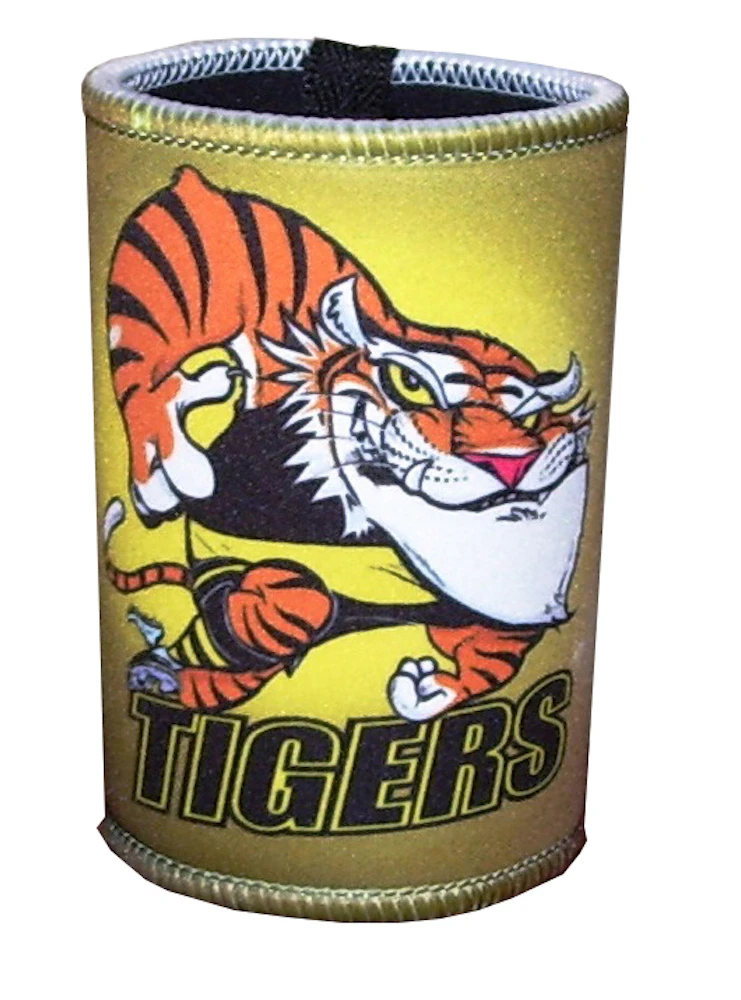 Tigers Mascot Paul Harvey Design Can Cooler Stubby Holder