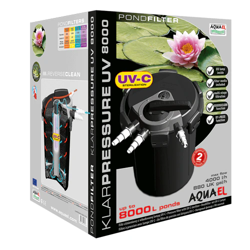 Aquael KlarPressure UV 8000 Pond Filter