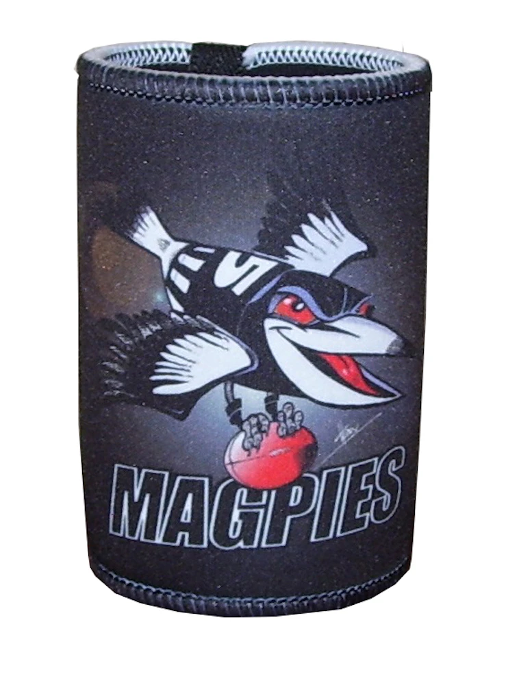 Magpies Mascot Paul Harvey Design Can Cooler Stubby Holder