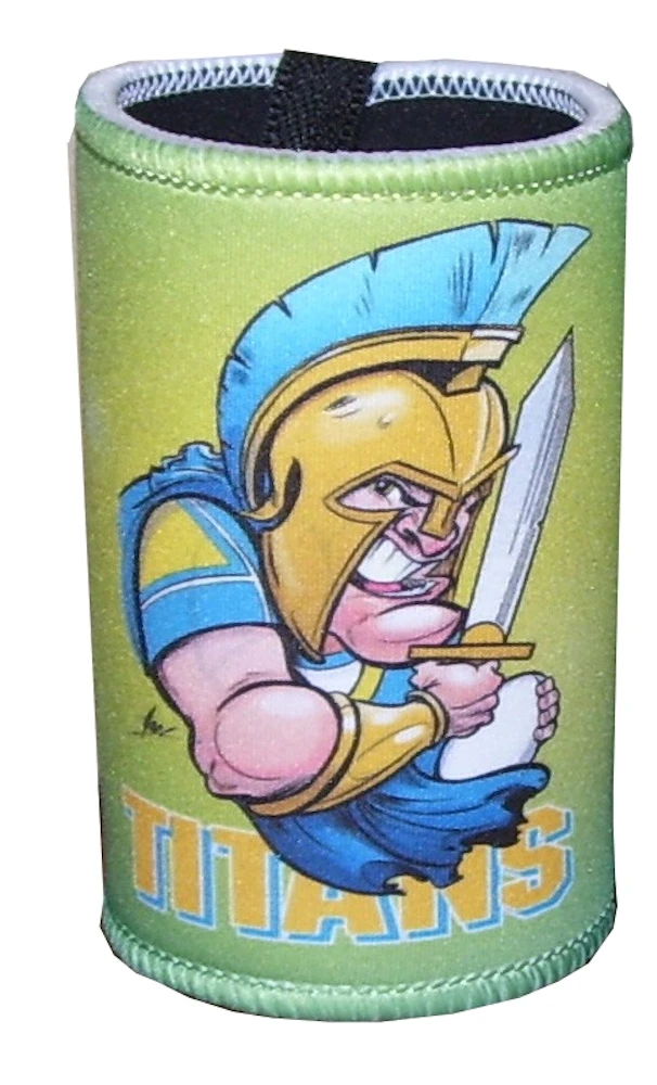 Titans Rugby League Paul Harvey Design Can Cooler Stubby Holder