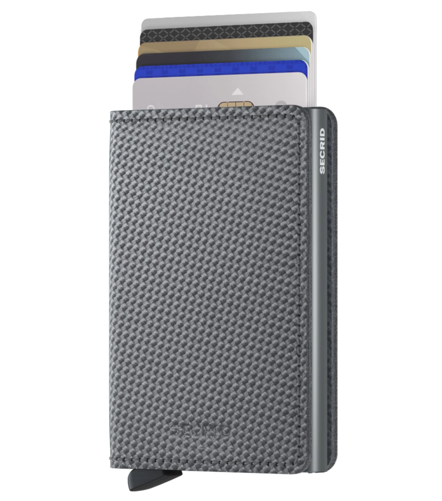 Secrid Slimwallet Carbon - Compact Wallet - Cool Grey