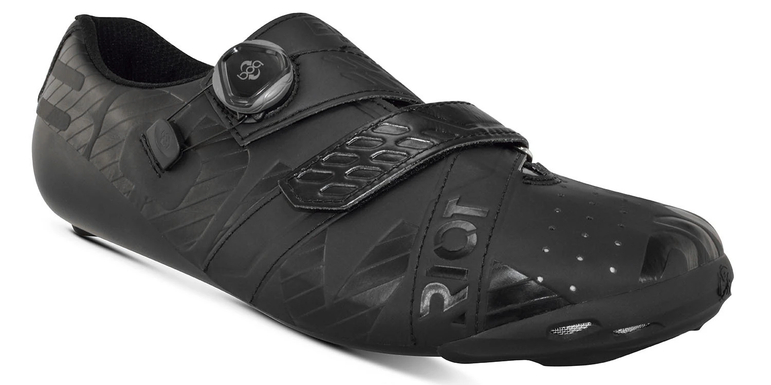 Bont Riot Road+ Cycling Shoes [Colour: Black] [Size: 5 US (38 EUR)] - Black