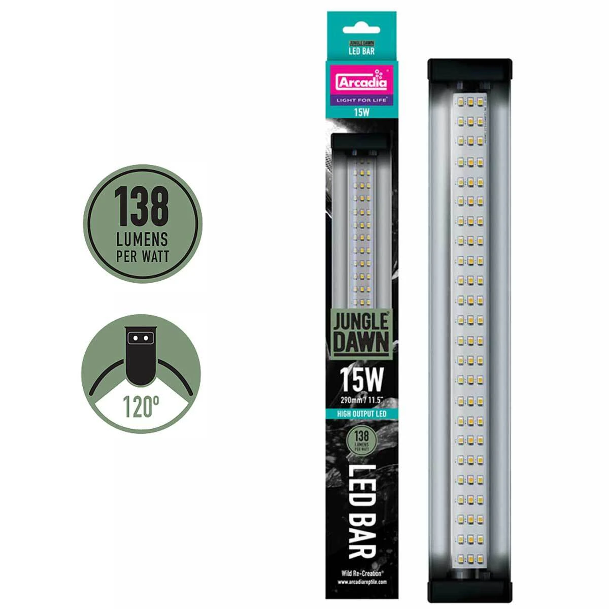 Arcadia Jungle Dawn Led Bar 15w 29cm