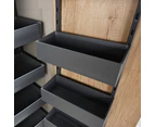 Elite Nero Open-Out Tandem Pantry - 1700mm Height - for 600mm Wide Cabinet - Internal Unit