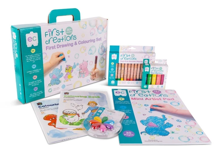 First Creations - First Drawing & Colouring Kit