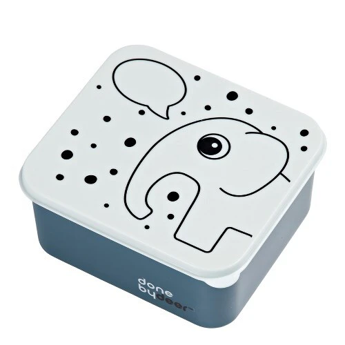 Done By Deer Lunch Box Elphee Speech Bubble - Choose from 3 Colors - Blue