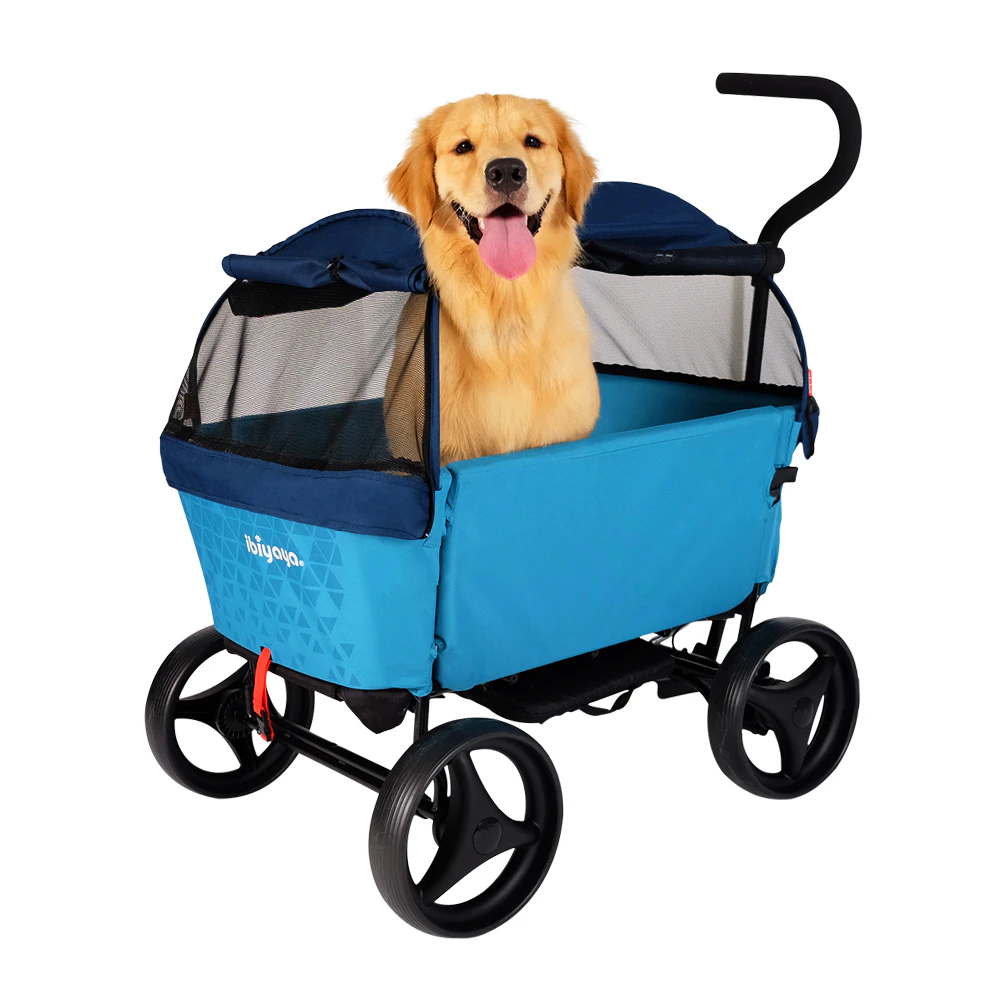 Ibiyaya Noah All-Around Beach Wagon for Pets - Pacific Blue