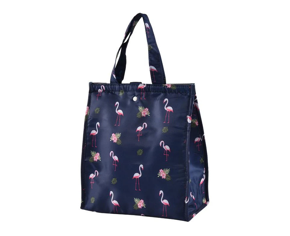 Flamingo Lunch Bag/Picnic Bag - Blue