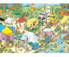 Jumbo Jan Van Haasteren Camping In Forest Jigsaw Puzzle Board 1000pcs