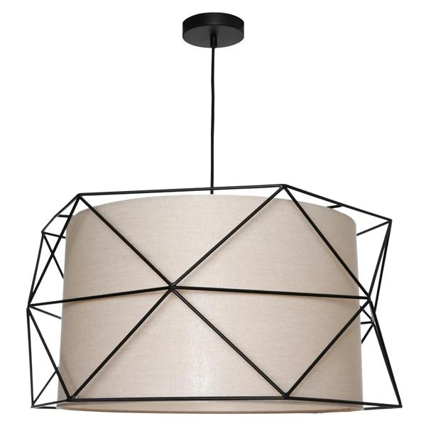 Barkley Pendant Light Large 3Lt in Black