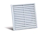 200mm Fixed Grille (White)