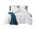 Goose Feather Quilt King Size - White