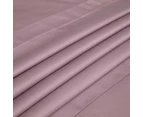 Purple Pink With Light Grey Cotton Quilt Cover Set